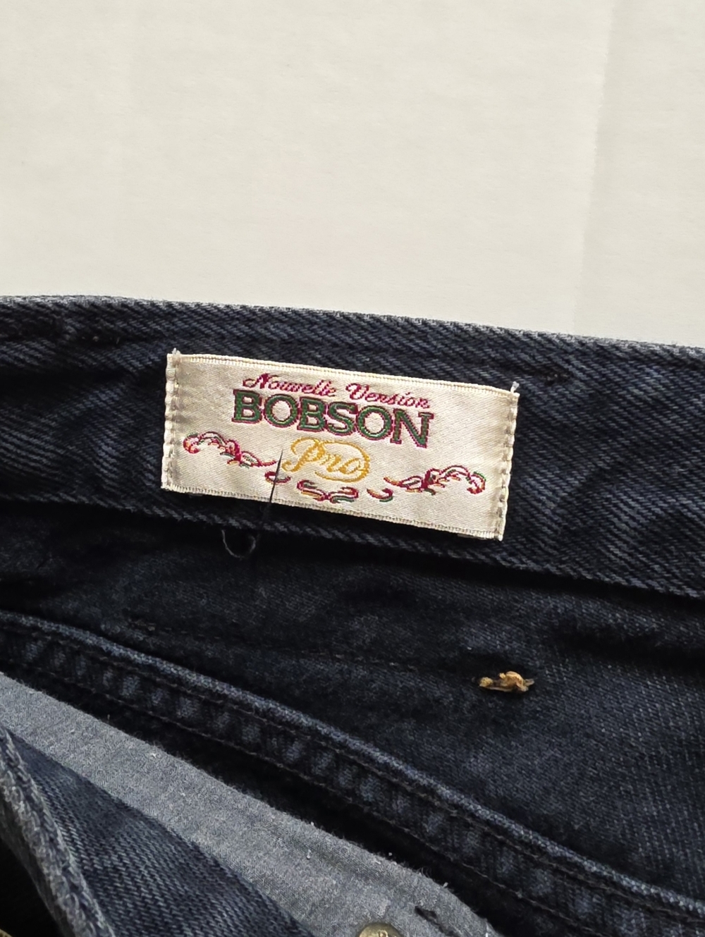 Vintage Bobson Pro Nowell Black Jeans  Straight Leg Japanese Denim Y2K Grunge - Picture 2 of 6